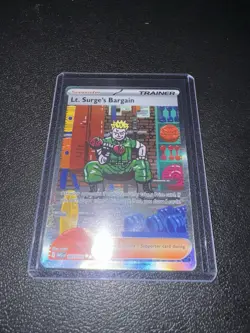 Lt. Surge's Bargain (Special Illustration Rare) 185/132 - Mega Evolution Pokemon - Image 1