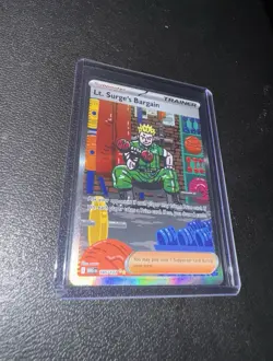 Lt. Surge's Bargain (Special Illustration Rare) 185/132 - Mega Evolution Pokemon - Image 2