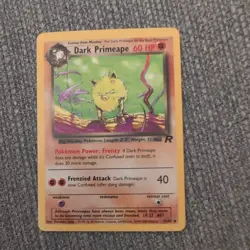 Pokemon TCG Dark Primeape Team Rocket 43/82 Regular Unlimited Uncommon - Image 1