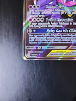 Pokemon TCG Muk & Alolan Muk GX 197/214 Full Art Ultra Rare Tag Team Sun & Moon - Image 3