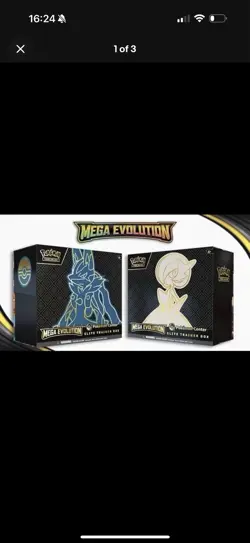 Pokemon Center Mega Evolution Gardevoir & Lucario ETB Elite Trainer Box Set of 2 - Image 3