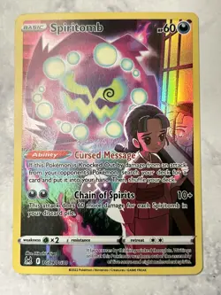 Pokemon TCG Spiritomb Lost Origin Trainer Gallery TG09/TG30 Holo Ultra Rare-NM. - Image 1