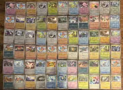 Pokemon TCG Black Bolt White Flare - Lot Of 66 Pokeball Holo Pattern Victini + - Image 1