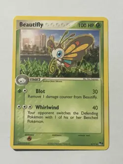 Beautifly 006/017 POP Series 1 Regular Pokemon 2004 - Image 1