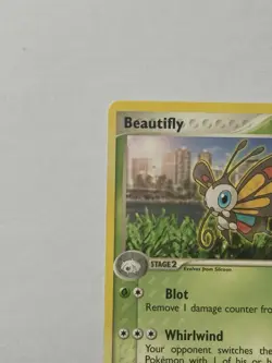 Beautifly 006/017 POP Series 1 Regular Pokemon 2004 - Image 2