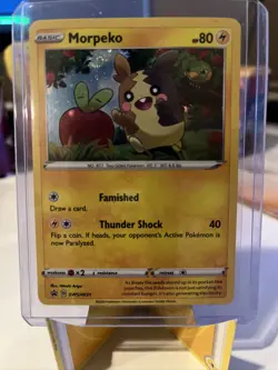 Morpeko SWSH031 Holo 2020 Pokemon TCG Black Star Promo NM SWIRL - Image 1