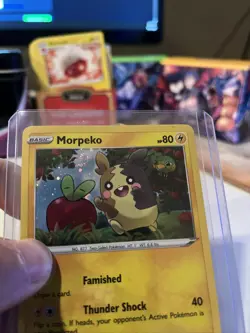 Morpeko SWSH031 Holo 2020 Pokemon TCG Black Star Promo NM SWIRL - Image 3