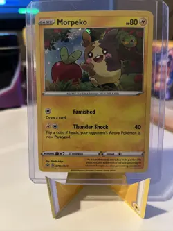 Morpeko SWSH031 Holo 2020 Pokemon TCG Black Star Promo NM SWIRL - Image 4