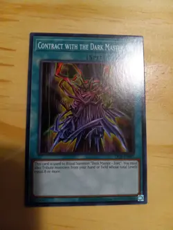 Yugioh 25th Anniversary Contract With The Dark Master DCR-EN087 Common NM - Image 1