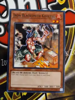 Yugioh 25th Anniversary Iron Blacksmith Kotetsu DCR-EN064 Common NM - Image 1