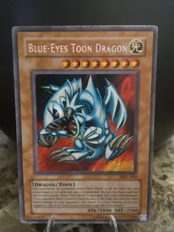 Blue-Eyes Toon Dragon MRL-000 Secret Rare Unlimited Yugioh - Image 1