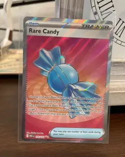Pokemon TCG Rare Candy 175/132 Full Art Card Mega Evolution Holo NM - Image 1