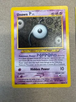 Neo Destiny Unown Character TCG Pokemon Card Lot 58/105 86/105 87/105 - Image 2