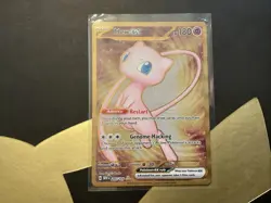 Pokemon TCG Mew EX Metal Gold NM 205/165 Scarlet & Violet 151 Promo Card - Image 1