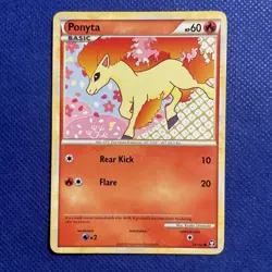 Ponyta 72/102 Non-Holo Common Triumphant Pokemon card - NM/Mint - Image 1
