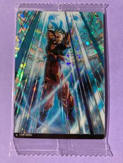 Son Gohan 4-04 SSR Dragon Ball Itajaga Wafer Card BANDAI Japan Very Rare - Image 1