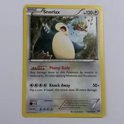 Pokemon TCG Snorlax 118/162 XY Breakthrough Regular Uncommon Card - Image 1