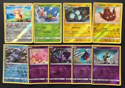 9 X Unified Minds SM REVERSE HOLO Pokemon Cards Bundle Magneton 59/236 Audino - Image 1
