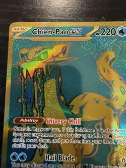 Pokemon Card Chien-Pao ex 242/091 Hyper Rare Paldean Fates Near Mint - Image 5