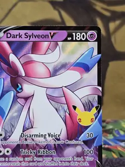 Pokemon TCG Dark Sylveon v SWSH134 Celebrations Promo Holo Card LP/NM - Image 2