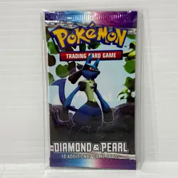 Diamond & Pearl Base Lucario Sealed Pokemon Card Booster Pack - Image 1