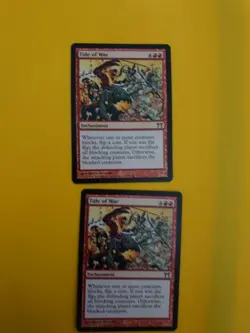 Tide of War x2. Rare Enchantment Champions of Kamigawa. MTG 2 Card. - Image 1