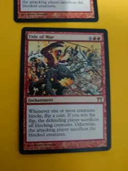 Tide of War x2. Rare Enchantment Champions of Kamigawa. MTG 2 Card. - Image 4