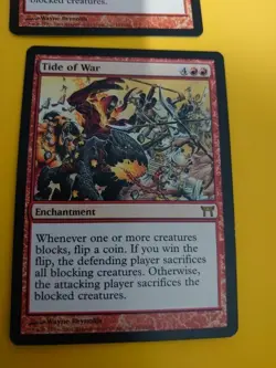 Tide of War x2. Rare Enchantment Champions of Kamigawa. MTG 2 Card. - Image 5
