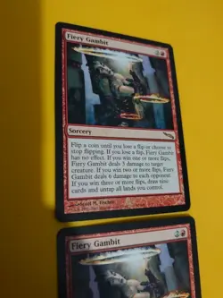 Fiery Gambit x2 Sorcery rare MTG Card. Mirrodin. - Image 4