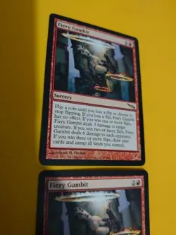 Fiery Gambit x2 Sorcery rare MTG Card. Mirrodin. - Image 5