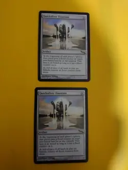 Quicksilver Fountain x2 Artifact rare MTG Card. Mirrodin. - Image 1