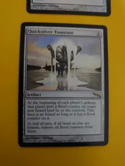 Quicksilver Fountain x2 Artifact rare MTG Card. Mirrodin. - Image 2