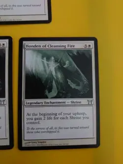 Honden of Cleansing Fire x3 Shrine Champions of Kamigawa. MTG 3 Card. - Image 2