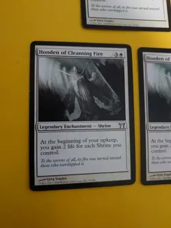 Honden of Cleansing Fire x3 Shrine Champions of Kamigawa. MTG 3 Card. - Image 4