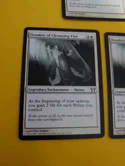 Honden of Cleansing Fire x3 Shrine Champions of Kamigawa. MTG 3 Card. - Image 5