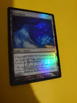 Cloudpost FOIL Fnm Land-Locus DCI MTG Card. Mirrodin. - Image 1