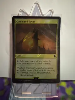 Command Tower (0484) (Surge Foil) Commander: Final Fantasy Foil - Image 1