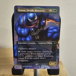Venom, Deadly Devourer (Borderless) Marvel's Spider-Man: Eternal-Legal Non-Foil - Image 1