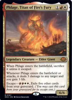 Phlage, Titan of Fire's Fury Modern Horizons 3 - Magic MTG NM - Image 1
