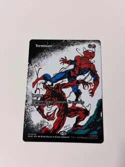 MTG Terminate (Borderless) Non-foil M 0040 magic Spiderman - Image 1