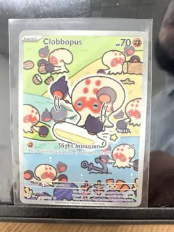 Pokemon TCG Clobbopus 207/191 Surging Sparks Illustration Rare *NM PACK FRESH* - Image 2