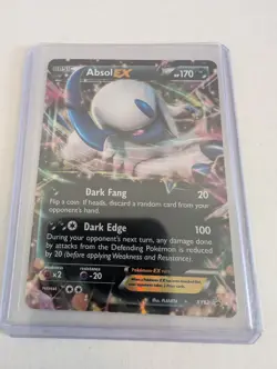 Pokemon TCG Absol EX XY62 XY Era Black Star Promo Card NM/M Condition - Image 1