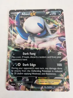 Pokemon TCG Absol EX XY62 XY Era Black Star Promo Card NM/M Condition - Image 2