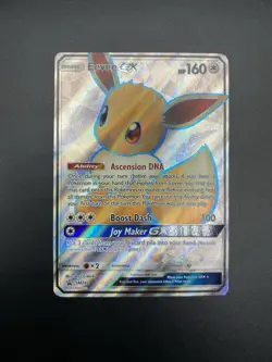 Pokemon Eevee GX TCG Full Art Holo Rare Black Star Promo Card SM242 NM - Image 1