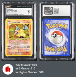 CGC 9 | CHARIZARD Holo 1999 Pokemon Base Set Unlimited w/ Authentic Guarantee - Image 5