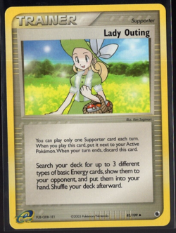 Lady Outing 83/108 Uncommon Ruby & Sapphire Pokemon TCG Near Mint - Image 1