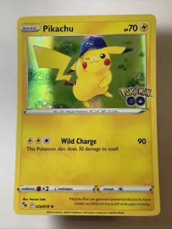 Pikachu 028/078 - Pokemon GO Holo (NM) - Image 1