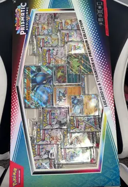Lucario And Tyranitar Ex Pokemon TCG Prismatic EX Premium Collection Box Set - Image 2