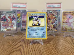 Vintage WOTC Pokemon Base Set Shadowless Wartortle 042/102 NM/NM+ - Image 1