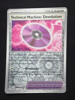 Technical Machine: Devolution 177/182 Reverse Holo LP - Pokemon TCG Paradox PAR - Image 1